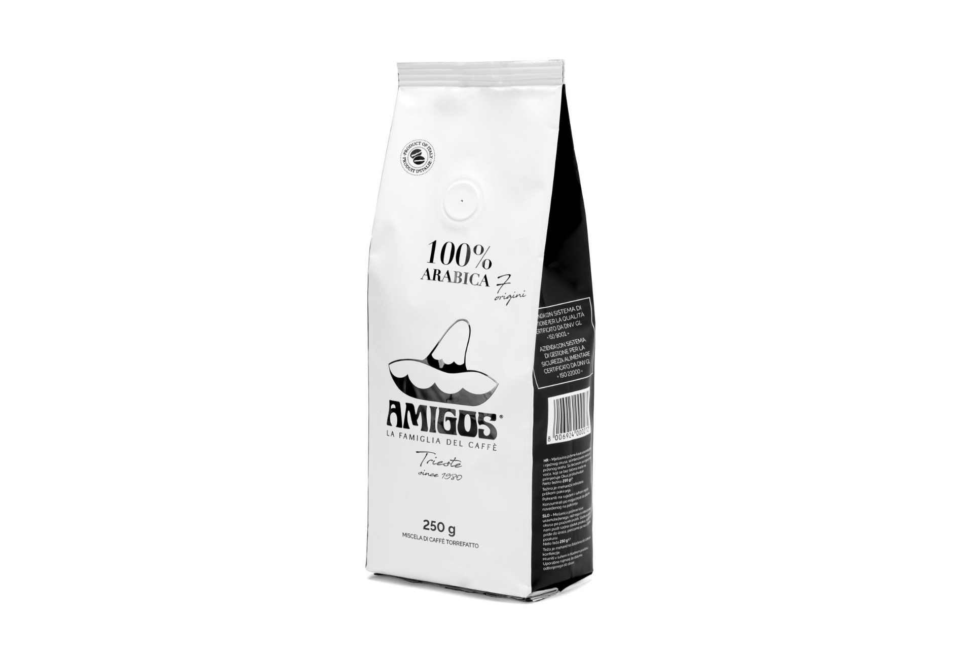 7 Origini 100% arabica ground coffee
