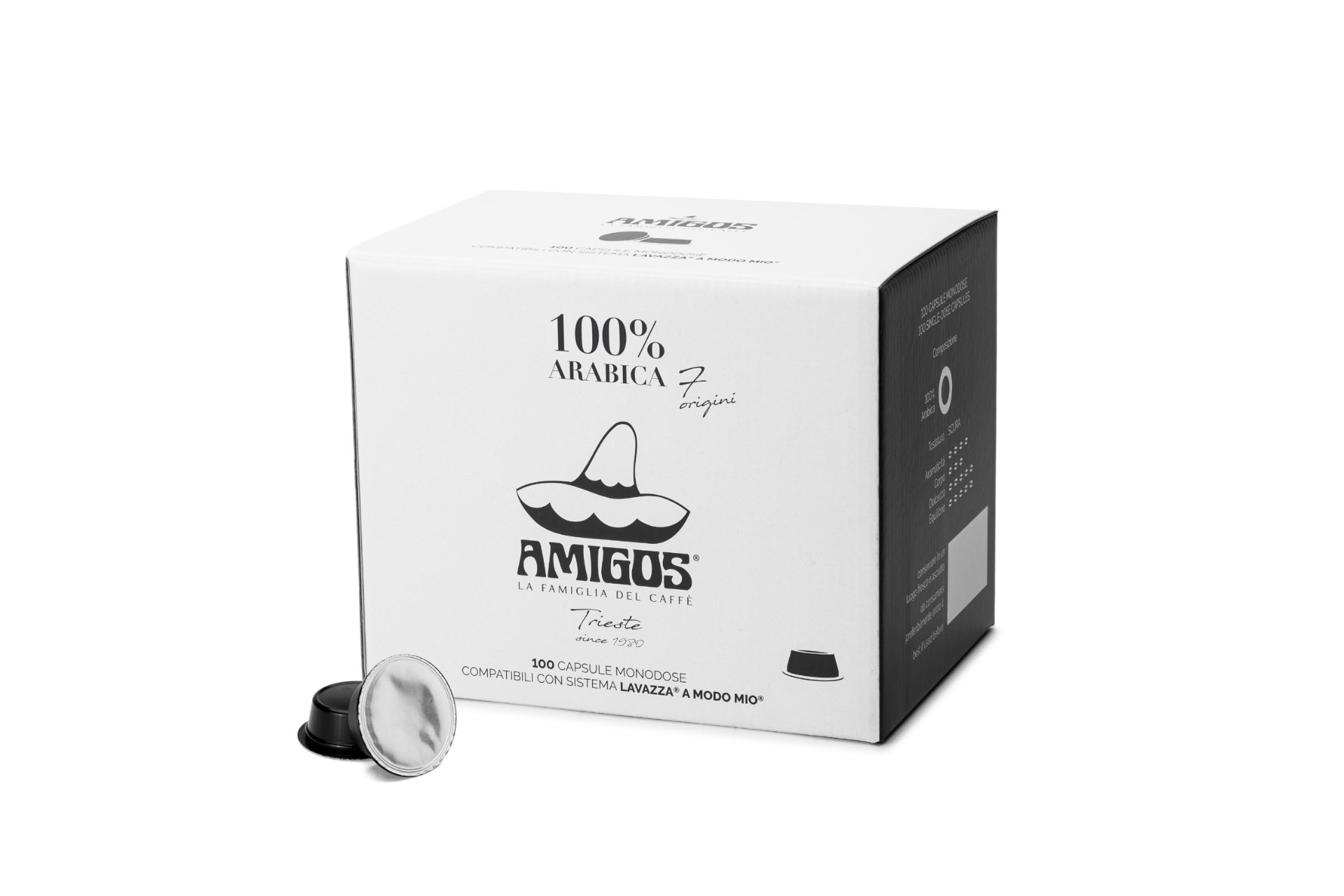 7 Origini compatible with Lavazza A Modo Mio system AmigosCaff 7 Origini compatible with Lavazza A Modo Mio system AmigosCaff