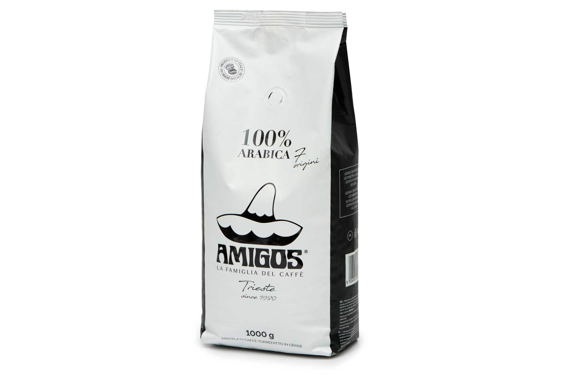 7 Origini 100% arabica coffee beans