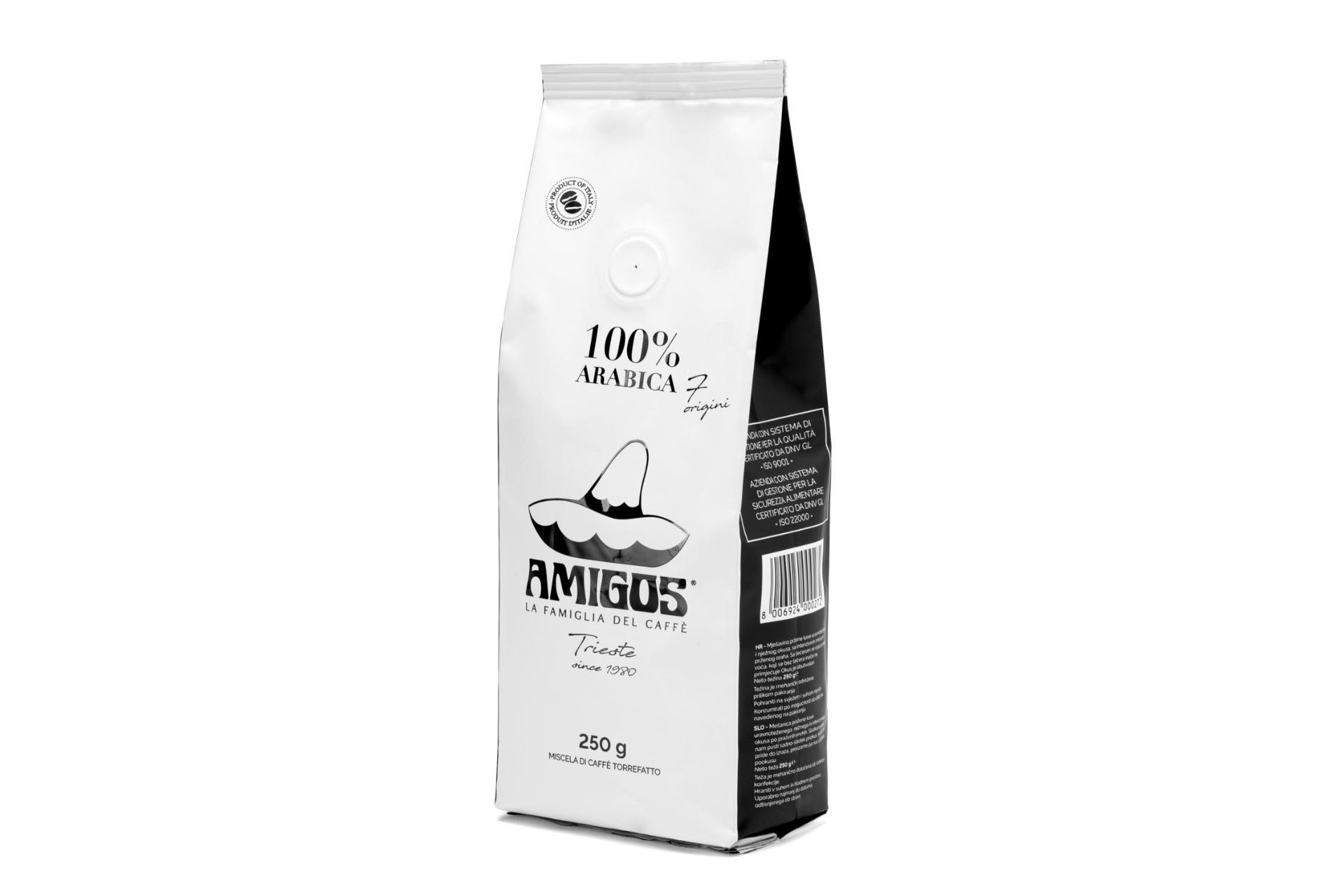 7 Origini 100% arabica coffee beans